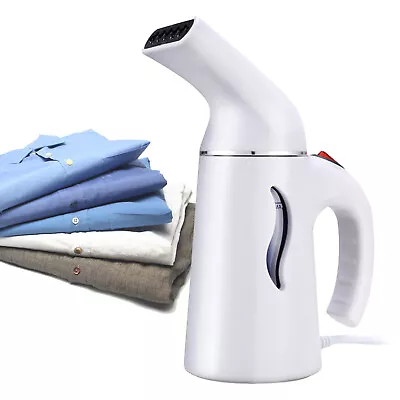 Mini Garment Handheld Steamer Fabric Curtain Clothes Iron Heat Travel Steam DIY • £16.99