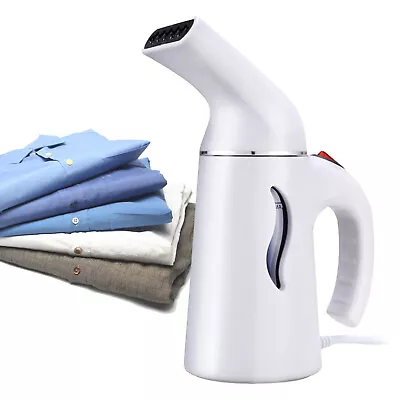 Portable Fast Heat Hand Held Clothes Garment Steamer Upright Iron Travel Home UK • £16.99