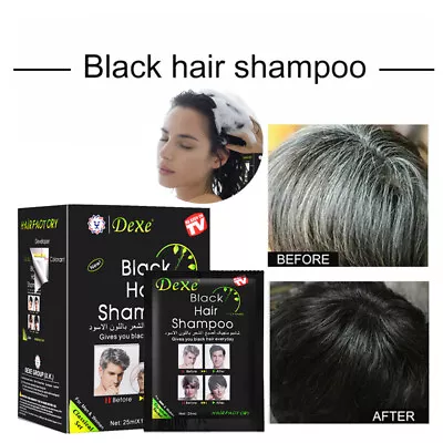 Hair Dye Color Shampoo 500ml Instant Fast Permanent Natural Coconut DYE Color US • $12.95