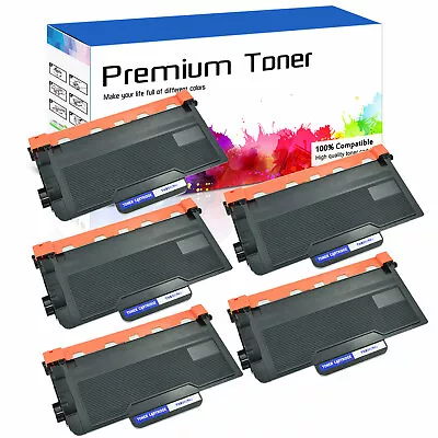 5 PACK TN850 Toner For Brother TN820 HL-L5200DW HL-L5200DWT HL-L5100DN HL-L5000D • $55.86