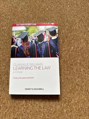 Glanville Williams: Learning The Law (Sixteenth Edition) (Paperback) • £4.99