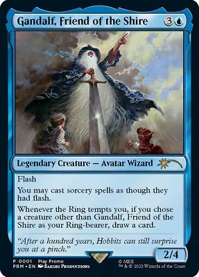 MTG Gandalf Friend Of The Shire Play Promo The Lord Of The Rings  - Promo • $10.69