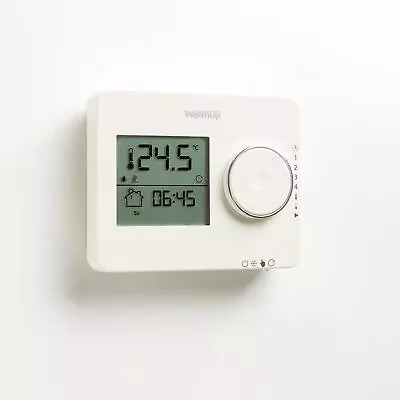 Warmup Manual Control Thermostat Programme Controller Underfloor Heating White • £79.31