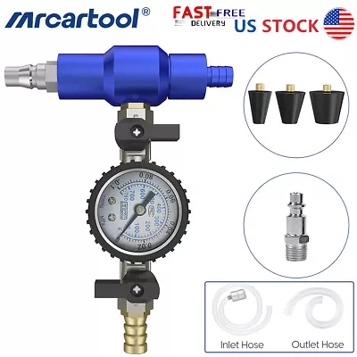 $52.99 • Buy Cooling System Vacuum Leak Tester Car Radiator Coolant Refill & Purge Tool Kit