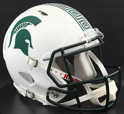 MICHIGAN STATE SPARTANS NCAA Riddell Speed Full Size REPLICA Football Helmet • $159.99