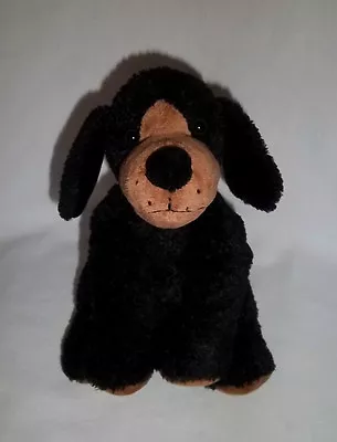 MARY MEYER Plush SWEET RASCALS Puppy DOG Black Brown Stuffed Animal Beans Toy • $22.99