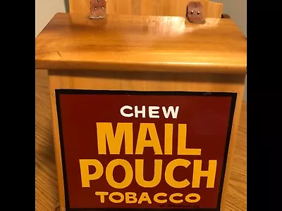 Mail Pouch Tobacco Wooden Box Vintage • $275