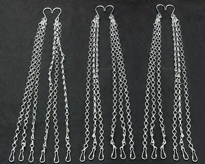 6 X 18  Replacement Garden Flowers Hanging Basket Chains Strand Replacement • £6.99