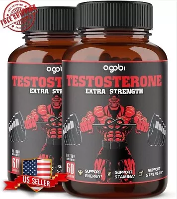 $36.95 • Buy 2-Pack Legal STEROID ANABOLIC Pills 120 Testosterone Booster EXTRA STRENGTH