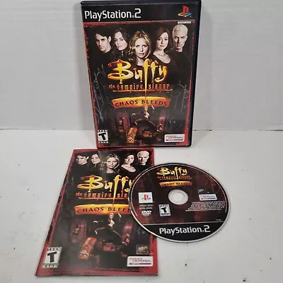 Buffy The Vampire Slayer: Chaos Bleeds (PS2 2003) Complete CIB TESTED! • $28.99