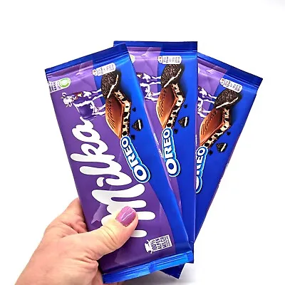 MILKA OREO CHOCOLATE BAR 3x 100g EXP: 08.07.2024 • $13.99