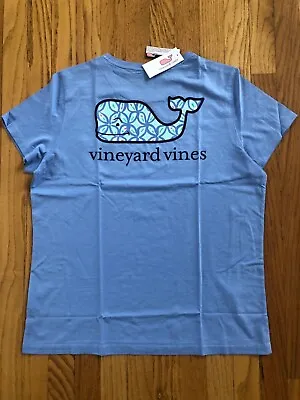 NWT Women's Vineyard Vines Watercolor Kelp Whale Fill Pocket T-Shirt S L Or XL • $33.99