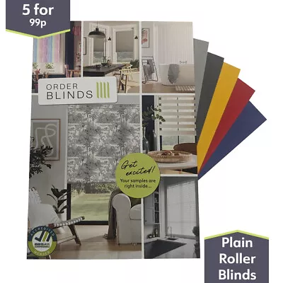 Order A Sample Piece Of Roller Blind Fabric From The Order Blinds Collection • £0.99