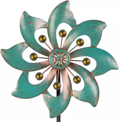 Garden Decor Wind Spinners Small Waterproof Metal Pinwheels Wind Spinner For Ya • $16.43