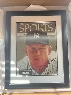 MICKEY MANTLE Autographed (Upper Deck Authenticated) Sports Illustrated Photo • $650