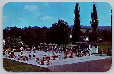 Postcard - Shuffleboard At Sugar Maples - Maplecrest Catskills NY - 1953 (M5n) • $5.99