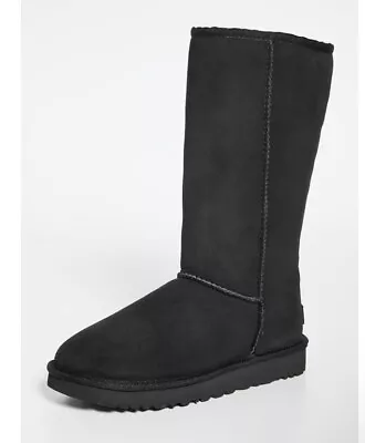 UGG Women's  Classic Tall Boots Ll Black Size 7 NEW IN BOX • $145