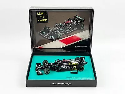 Mercedes F1 W12 Lewis Hamilton Russia 100th GP Win 2021 1:43 Minichamps Gift • $48.23