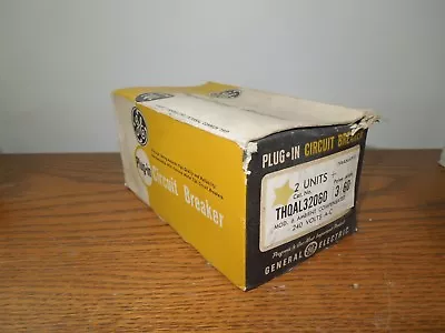 GE Type TQL THQAL32060 60A 3P 240V Plug In Breaker (Box Of 2) New Surplus In Box • $75