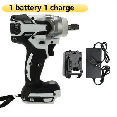 Torque Impact Wrench 18V 520NM Cordless Brushless Nut Gun For Makita Battery Kit • £25.99