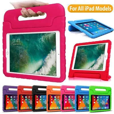 Shockproof Kids Heavy Duty Stand Case Cover For IPad 9 8 7 6 5 4 3 Mini Air Pro • $22.79