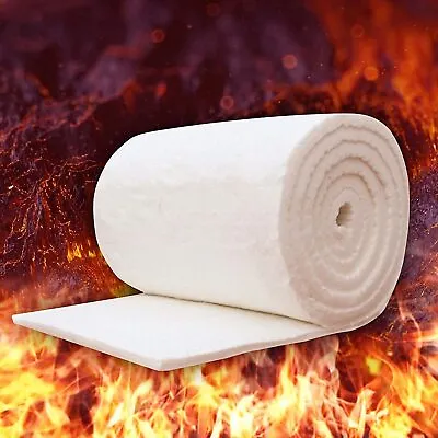 Ceramic Fiber Blanket High Temperature Thermal Ceramics Insulation Heat Sound UK • £13.94