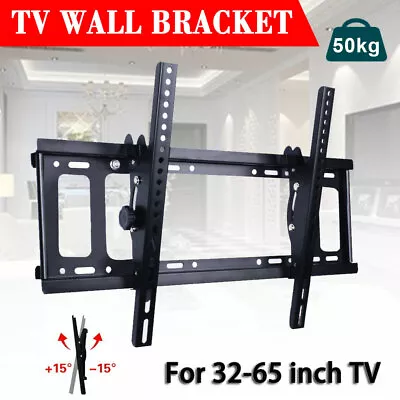 Tilt Tv Wall Bracket Mount Lcd Led Plasma 32 37 40 42 46 50 55 65 Inch Lg Sony • £14.09