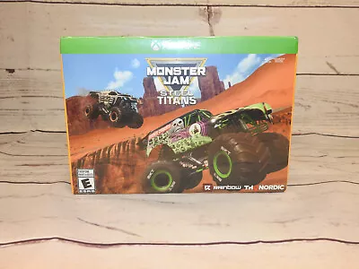 Monster Jam Steel Titans [ Collector's Edition ] (XBOX ONE) NEW SEALED Steelbook • $89