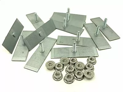 $15 • Buy 1/2”- 2-1/2 Body Fender Door Belt Trim Moulding Molding Bolt In 12pc Fits Ford S