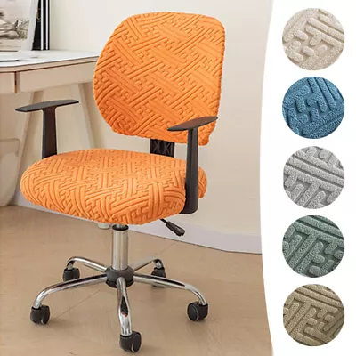 Split Office Chair Cover Stretch Computer Seat Cover Swivel Slipcover Protector • $20.45