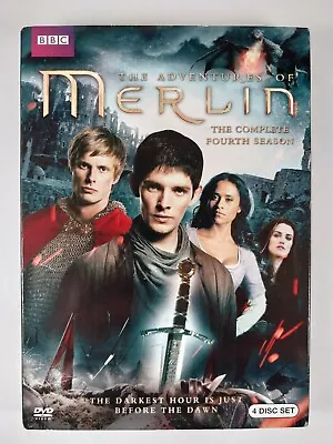 Merlin The Complete Fourth Season - BBC TV Series (2013 DVD) 4 Disc Set - Sealed • $17.99