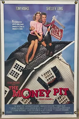 The Money Pit Rolled Original One Sheet Movie Poster Tom Hanks (1986) • $75