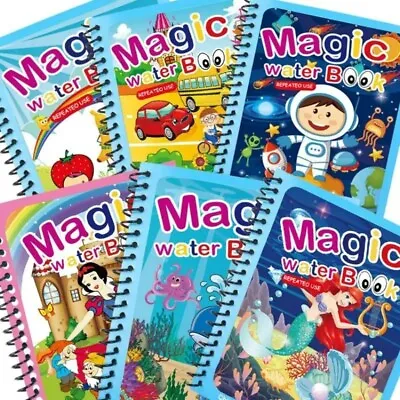 Children Magic Painting Colouring Water Book Art Pen Creative Toy Boy Girl Gift • £5.99