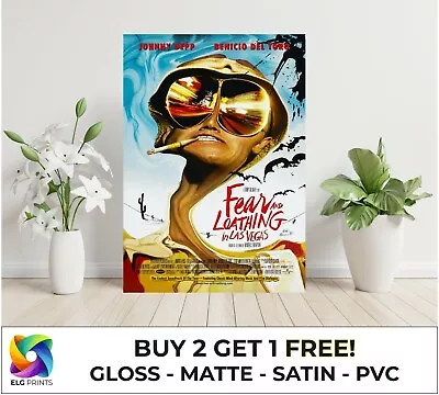 £4 • Buy Fear And Loathing In Las Vegas Movie Large Poster Art Print Gift Multiple Sizes