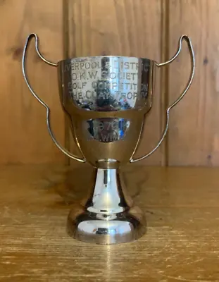 1972 Liverpool Golf Vintage Silver Plate Trophy Trophies Loving Cup • $35.36