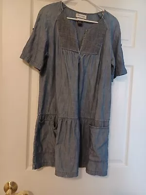 Madewell Womens Size M Chambray Swing Dress • $22.50