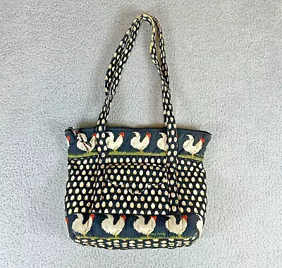 Vintage Vera Bradley Chanticleer Large Tote Chickens Roosters • $79