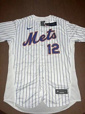New York Mets Francisco Lindor Nike White Official MLB Authentic Player Jersey48 • $280
