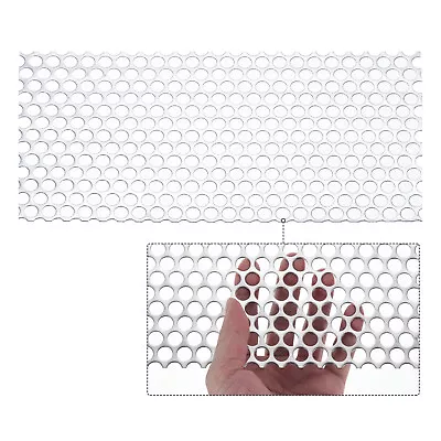 Stainless Steel Perforated Sheet 19GA Metal Mesh Plate Screen Meshes 11.8 X5.9  • $16.85