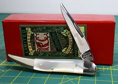 1 Of 100 Robeson Shuredge USA #16 MasterCraft MOP Texas Toothpick Pocket Knife • $26