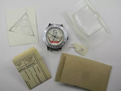 FINE VINTAGE 1990's NOS RUSSIAN MILITARY AUTOMATIC MENS WATCH + PAPERS RUNS WELL • $110