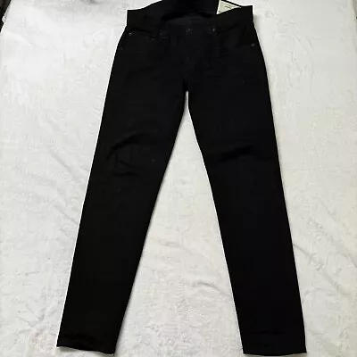 Rag & Bone Mens Standard Issue Fit 1 Extra Slim Skinny Jeans Pants Black Size 34 • $39.50