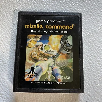 Missile Command (Atari 2600 1981) Cartridge Cart CX2638 • $1.69