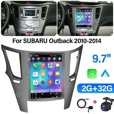 9.7  For Subaru Outback Legacy Apple CarPlay Android Auto Android 12 Car Radio • $169.99
