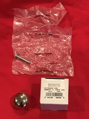 Restoration Hardware Asbury 1  Knob Polished Chrome NEW IN BOX • $0.99