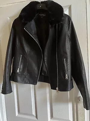 Miss Selfridge Biker Jacket Size 12 (worn Once) • £9.99