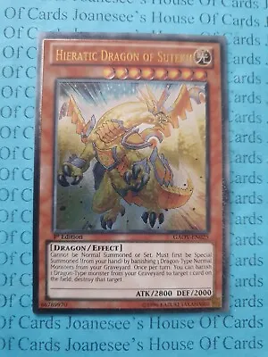 Hieratic Dragon Of Sutekh GAOV-EN025 Ultimate Rare Yu-Gi-Oh Card 1st Edition LP • £7.99