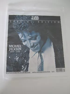 Michael Jackson USA Today Special Edition Keepsake Poster 40 Pages - NEW SEALY • $9.45