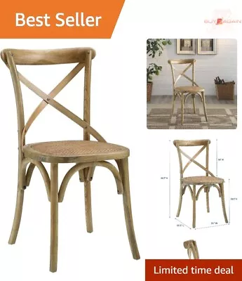 Sophisticated Modern Elm Wood Dining Chair With Superior Construction • $183.99