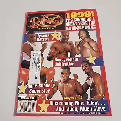 The Ring Magazine February 1999 Mike Tyson Shane Mosley Mayweather • $15.19